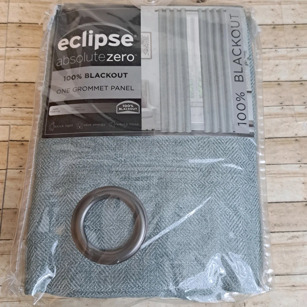 Eclipse Gray Curtains & Drapes with Modern Grommet Design